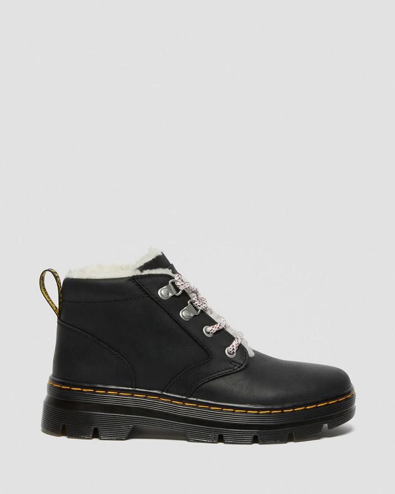 Dr Martens Bonny Faux Shearling Forede Ankelstøvler Dame Sort | DK 42VRW